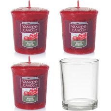 양키캔들 보티브 캔들, 블랙체리, 49g, 3개