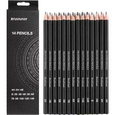 Tukobi Brutfuner 繪畫藝術鉛筆 14 支套裝, 混合色