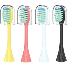 T'obi.m 飛利浦 One 電動牙刷 HY1100 HY1200 相容刷頭 4件組, 單一商品, 1套