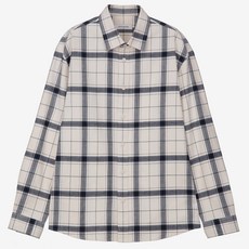 Mind Bridge 男款All Day格紋寬鬆襯衫 MXWS6151