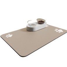 PASTEL PET 寵物防滑防水餐墊 60 x 40 cm, 米色, 1個