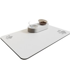 PASTEL PET 寵物防滑防水餐墊 60 x 40 cm, 白色, 1個