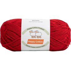 yarna 해피 코튼 뜨개실 100g, 726, 1개