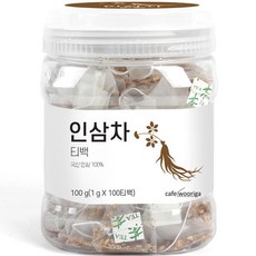 wooriga. 人蔘三角茶包, 1g, 100包, 1罐