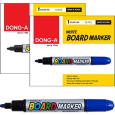 DONG-A 白板筆, 藍色, 2個