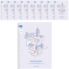 morning glory 小學3-6英語窄格B 23線圈筆記本, 隨機出貨, 10個