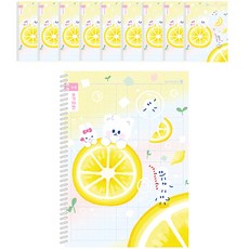 morning glory 小學1-2寫作10格B 23彈簧筆記本, 隨機出貨, 10個