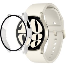 SPACE SHIELD Galaxy Watch 多合一保護殼 44mm, 白色, 1個