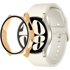 SPACE SHIELD Galaxy Watch 多合一保護殼 40mm, 玫瑰金