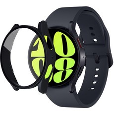 SPACE SHIELD Galaxy Watch 多合一保護殼 44mm, 黑色, 1個