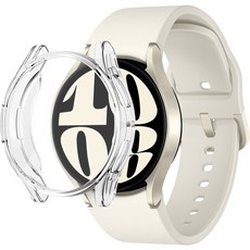 SPACE SHIELD Galaxy Watch 6 相容全包覆保護殼 40mm, 透明