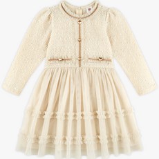 WALTONKIDS 女童經典毛呢洋裝