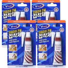 Vtech 인테리어 전용 접착제 미니, 4개