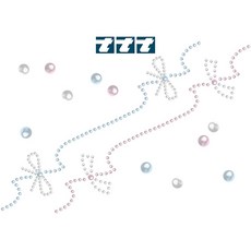 instant tattoo TTT 紋身珍珠腰帶, 混合顏色, 1個