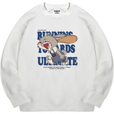 OTD 頂級毛圈布奔跑兔子寬鬆版型大學T