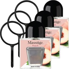 Masstige 薄膜車用擴香 基本款 3.7g 本體, 水蜜桃, 3個