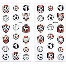 Blue Living 世界盃足球國旗紋身貼紙 2入, 選項04, 1個