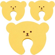 aguard Bebe門防夾墊, 黃色, 3個