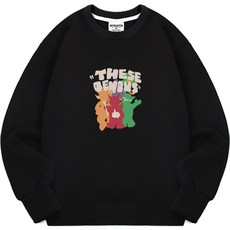 오티디 프리미엄 쮸리 데몬 오버핏 맨투맨