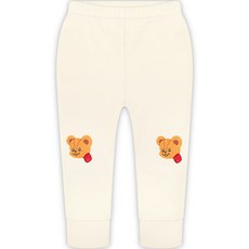 milk mile 童款俏皮小熊插圖內搭長褲