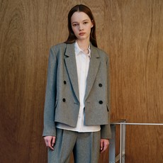 Mind Bridge 女款雙排扣西裝外套 MXJK6201