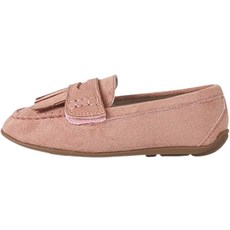 SHOOPENkids 兒童款基本色流蘇樂福鞋 HPKWCD491U