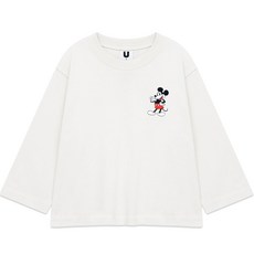 Golden Rabbit 兒童 D Teeney Mickey 長袖 T恤