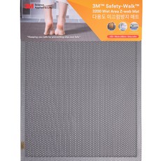 3M 多功能防滑浴室墊 小型, 灰色, 1個