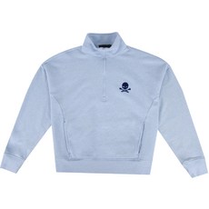 G FORE 女款骷髏半拉鍊衛衣 G4LF22K162