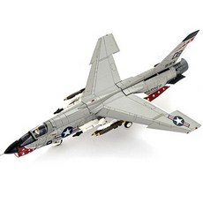 CENTURY WINGS Century Wings 1/72 F-8E Crusader 美國海軍陸戰隊可收放襟翼版戰鬥機 CE018936, 灰色