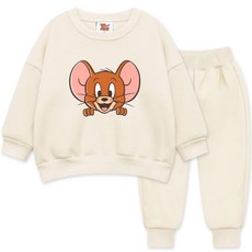 Little Rabbit 兒童T恤 探頭傑利鼠 上下套裝