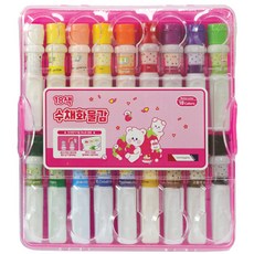 모닝글로리 수채화 물감 핑크 6ml 세트, 237g, 18색