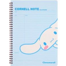 산리오 코넬 노트 시나모롤, 블루, 1개