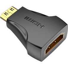 벤션 Mini HDMI to HDMI M F 변환 젠더, AISB0, 1개