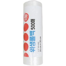 Sikjajaewang 衛生保鮮袋捲 小 25 x 35 cm, 1個, 小(S), 500入