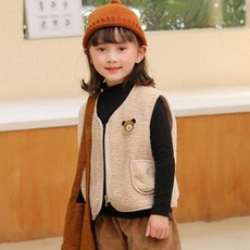 Arbe 兒童款飛行小熊搖粒絨背心