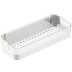 THE ZAKKA 黏貼式多功能浴室壓克力置物架, 白色, 1個