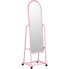 코끼리리빙 이동식 전신거울 M 38 x 160 cm TFA-3816, 핑크