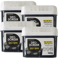 Herb Story 活性碳凝膠冰箱除臭劑 正品, 160g, 4個