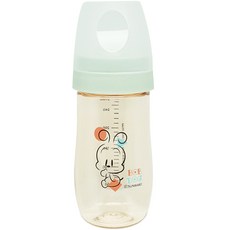 Babdog PPSU 貝貝啾啾奶瓶 不含奶嘴 270ml, 薄荷綠, 1個