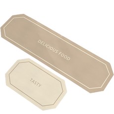 Ancerfit 現代 PVC 防滑地墊 2 件套, 可口