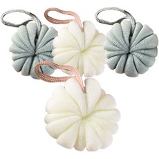 日常大師 低刺激溫和沐浴球 2款 x 2入組, 綠色, 象牙白, 1套