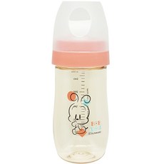BOBDOG PPSU Bebe Chok Chok 奶瓶 無奶嘴 270ml, 珊瑚粉, 1個