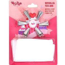 Roti 擠花袋造型擠花嘴 6件組, 1套