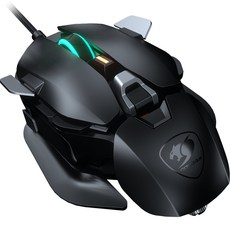 COUGAR 美洲獅 DUALBLADER RGB遊戲有線滑鼠, 單品, 混色