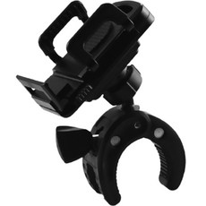 ecody 嬰兒推車用360度旋轉手機支架, 黑色, 1個