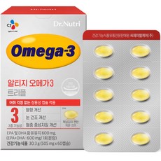 DR.nutri rTG Omega-3 3效膠囊, 60顆, 1個