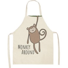 daysoy 動物頭像美術圍裙, N12