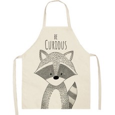 daysoy 動物頭像美術圍裙, N05