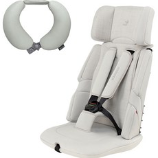 DAIICHI Easy Carry 2攜帶式汽車座椅+頸枕組, 象牙白